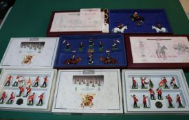 4 Britains soldier sets. No. 003335 The Royal Dragoon Scots Guards, together with No.2856 9"/12"