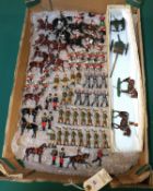 Quantity of modern issue metal soldiers, by Britains and other manufacturers. Includes Britains