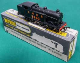 A Wrenn Railways LNER class N2 0-6-2 tank locomotive (W2217/A) RN 2690 in unlined black livery