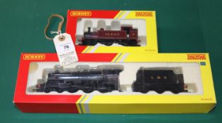 2 Hornby Hobbies 00 gauge Locomotives. LMS class 5 4-6-0 Tender Locomotive, RN5112. In lined black
