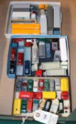 50 Wiking HO scale plastic vehicles. Including 3 buses/coach, 2 Mercedes 1930's style bonneted