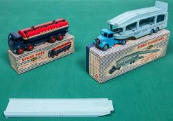 2 Dinky Supertoys. Foden REGENT petrol tanker (942). FG type Foden in red, white and blue livery.