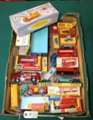 16 Dinky toys. To include No.285 Merryweather Marquis fire tender, No.972 20-ton lorry mounted Coles