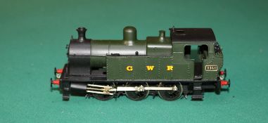 A fine quality brass OO gauge 2-rail electric GWR 0utside cylinder 0-6-0 Tank locomotive. RN 2161.