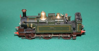 A fine quality white metal/brass OO gauge 2-rail electric Great Western Class 633 0-6-0 Condensing
