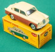 Dinky Toys Singer Gazelle (168). In cream and dark brown with spun wheels. Boxed, complete with