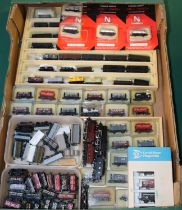 A quantity of N gauge model railway by various makers. Including a Graham Farish LMS Class 5MT, RN