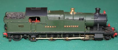 A fine quality white metal/brass OO gauge 2-rail electric GWR Class 7200 2-8-2 heavy freight tank