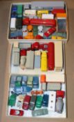 50 Wiking HO scale plastic vehicles. Including early Unimogs, some with snow ploughs, Mercedes - G