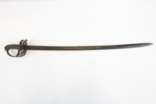 A Victorian Rifle Regiment pattern sword marked to the Royal Horse Artillery, blade 32½" etched with