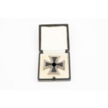 A 1939 Iron Cross 1st Class, the pin stamped "113" in rectangle, GC, in a fitted case. £150-170