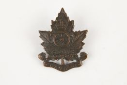 A WWI CEF cap badge of the 3rd Divisional Ammunition Column, by Birks, GC £60-80