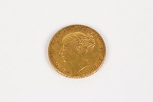 Victoria, AV Young Head Sovereign 1871. About VF £300-320