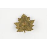 A WWI CEF cap badge of the 1st Detachment Canadian Military Police. GC (the lugs bent). £100-120