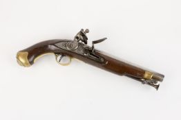 A good .65" Tower New Land Pattern flintlock holster pistol of the 26th Hussars, 9" barrel with