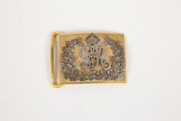 A George V Irish Lord Lieutenant's full dress rectangular waist belt plate, of frosted gilt with