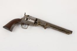 A rare 6 shot .36" Crimean War period British Ordnance issue Colt Model 1851 London Navy