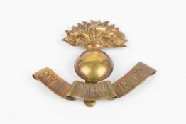 "Kitchener's Army" locally made cap badge of the 25th Bn the Royal Fusiliers, consisting of a