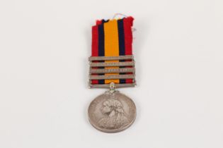 QSA, 4 clasps CC, OFS, SA01, SA02 (6603 Pte J W Smethurst, R Lanc Regt), NVF, (last two clasps