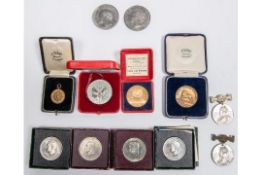 France: Napoleon III WM medallion, diam 48mm, commemorating the "Palais De Exposition L'industrie"