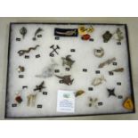 A frame of assorted Third Reich U-Boat and Surface Flotilla badges, generally GC £200-250