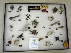 A frame of assorted Third Reich U-Boat and Surface Flotilla badges, generally GC £200-250