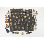 Approx 60 French enamelled Military breast badges. Mostly modern manufacture £80-100