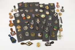 Approx 60 French enamelled Military breast badges. Mostly modern manufacture £80-100