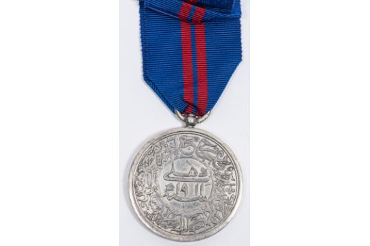 Delhi Durbar medal 1911 (8186 Pte S Wood, R.S.R), VF/GVF. Recipient of the Royal Sussex Regiment, - Image 2 of 2