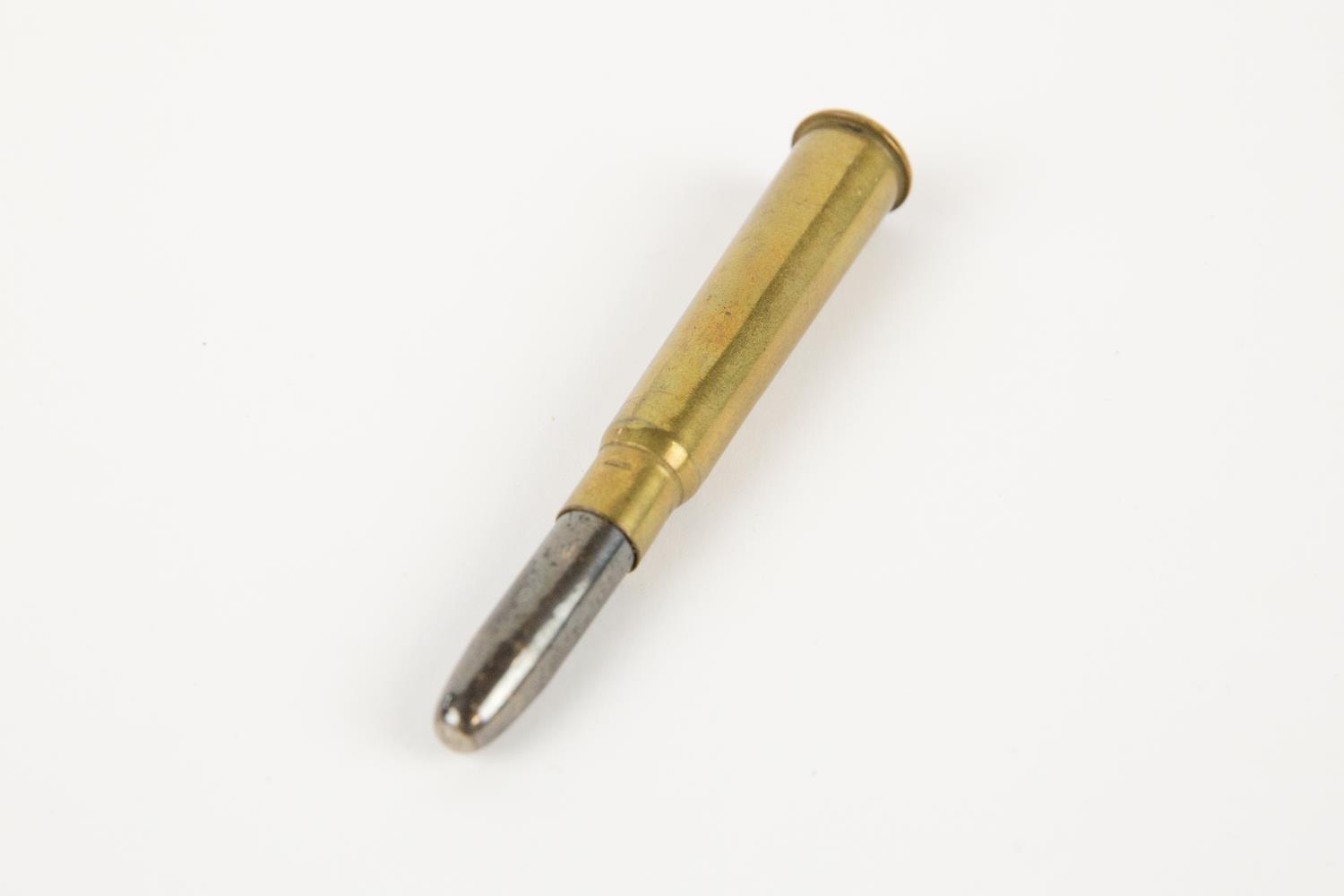 A "bullet pencil" as issued with Christmas 1914 Princess Mary's gift tins, the brass case with