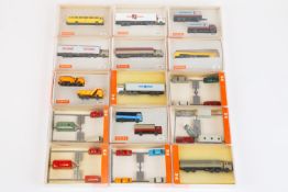 15 Wiking 1:160 scale plastic model vehicles. Lot includes No. 2, 3, 5k, 5s, 13, 22, 34, 42, 45, 51,