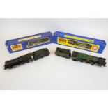 2 Hornby Dublo 3- rail locomotives. 4-6-2 SR West Country Locomotive & Tender, Dorchester, 34042, (