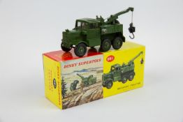 Dinky Supertoys Recovery Tractor (661). A scarce late example in olive green, with window glazing