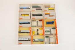 15 Wiking 1:160 scale plastic model vehicles. Lot contains No. 2, 3p, 5k, 5s, 21, 30,41, 46 51,