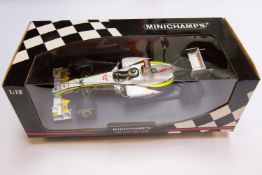 Minichamps Car Collection 1:18 Brawn GP BGP 001 J. Button Brazil GP 2009. A Limited Edition.