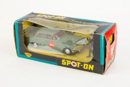 Spot-On Vauxhall PB Cresta 'Crew car' (405). In greenish grey BEA livery, with red interior,