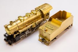 A Japanese US Hobbies KTM brass O gauge 2668 USRA 1930's style 0-8-0 American outline tender