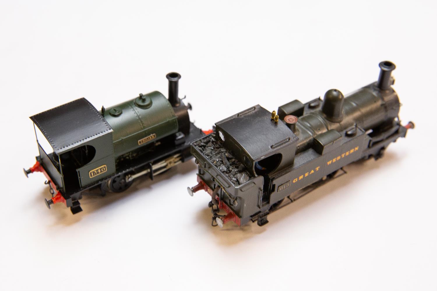 2 fine quality brass 00 gauge 2-rail electric Great Western Locomotives. An 0-4-0 Saddle Tank, ' - Image 2 of 3