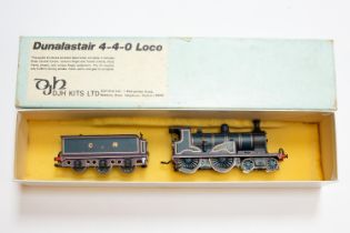 A DJH Kits electric CR Dunalastair 4-4-0 tender locomotive, Victoria. In lined Caledonian Blue and