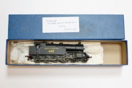 A kit built OO electric Southern Railway Class G16 4-8-0 tank locomotive, 492, in unlined black