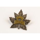 A good scarce WWII Canadian officer's cap badge of the VIIIth Reconnaissance Regiment. GC £200-300