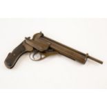 A scarce .177" second type Westley Richards Highest Possible air pistol, number 469, the air chamber