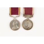 Army LS&GC, George V Military bust, (T.15761 Sd.S.Sjt A.W. Elley R.A.S.C.), GVF; Army LS & GC,