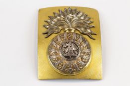 A good pre 1855 officer's rectangular Shoulder Belt Plate of the 5th (Northumberland Fusiliers)
