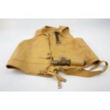 A good WWII Battle of Britain era German Luftwaffe life jacket, with compressed air bottle, and