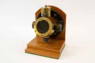 A WWI Royal Flying Corps Creagh-Osborne type 5/17 brass aircraft compass, the rim marked "Air