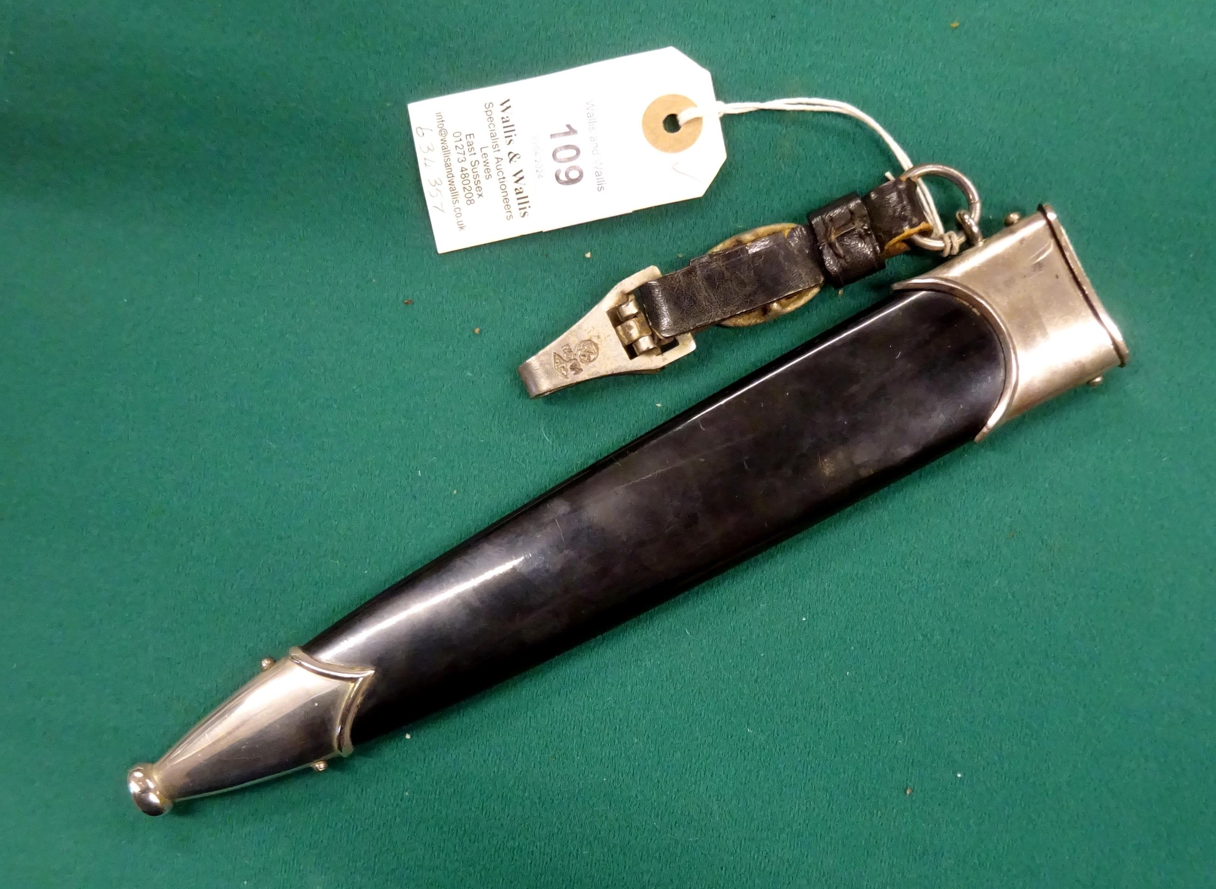 A good Third Reich NSKK dagger, the blade with RZM mark over M7/12 (Carl Robert Kaldenbach or - Image 4 of 5