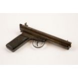 A .177" Accles & Shelvoke "Warrior" side lever air pistol, number 1373, later type with squared