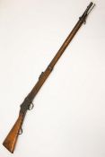 A .577/450" Mark IV Martini Henry rifle, 49½" overall, barrel 33", number N6066, with ordnance