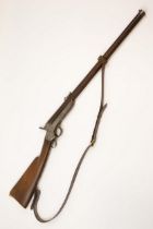 A rare American .54" rim fire Sharps & Hankins Army Rifle, number 9545, 38½" overall, barrel 24"